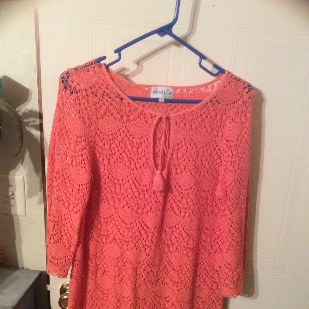Mud Pie small crochet dress